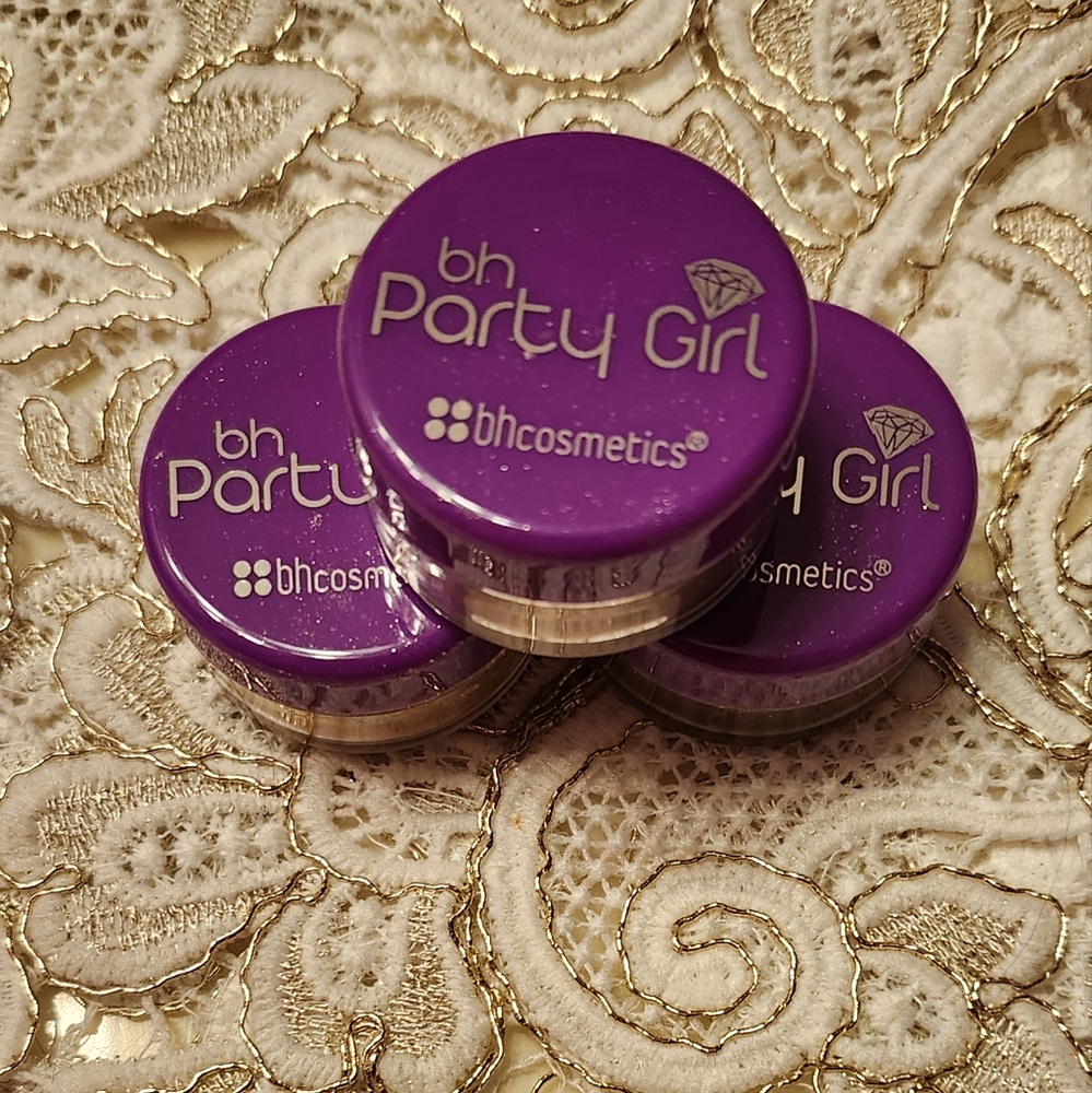 3 BH Cosmetics Party Girl Eyeshadow Trio - Purple